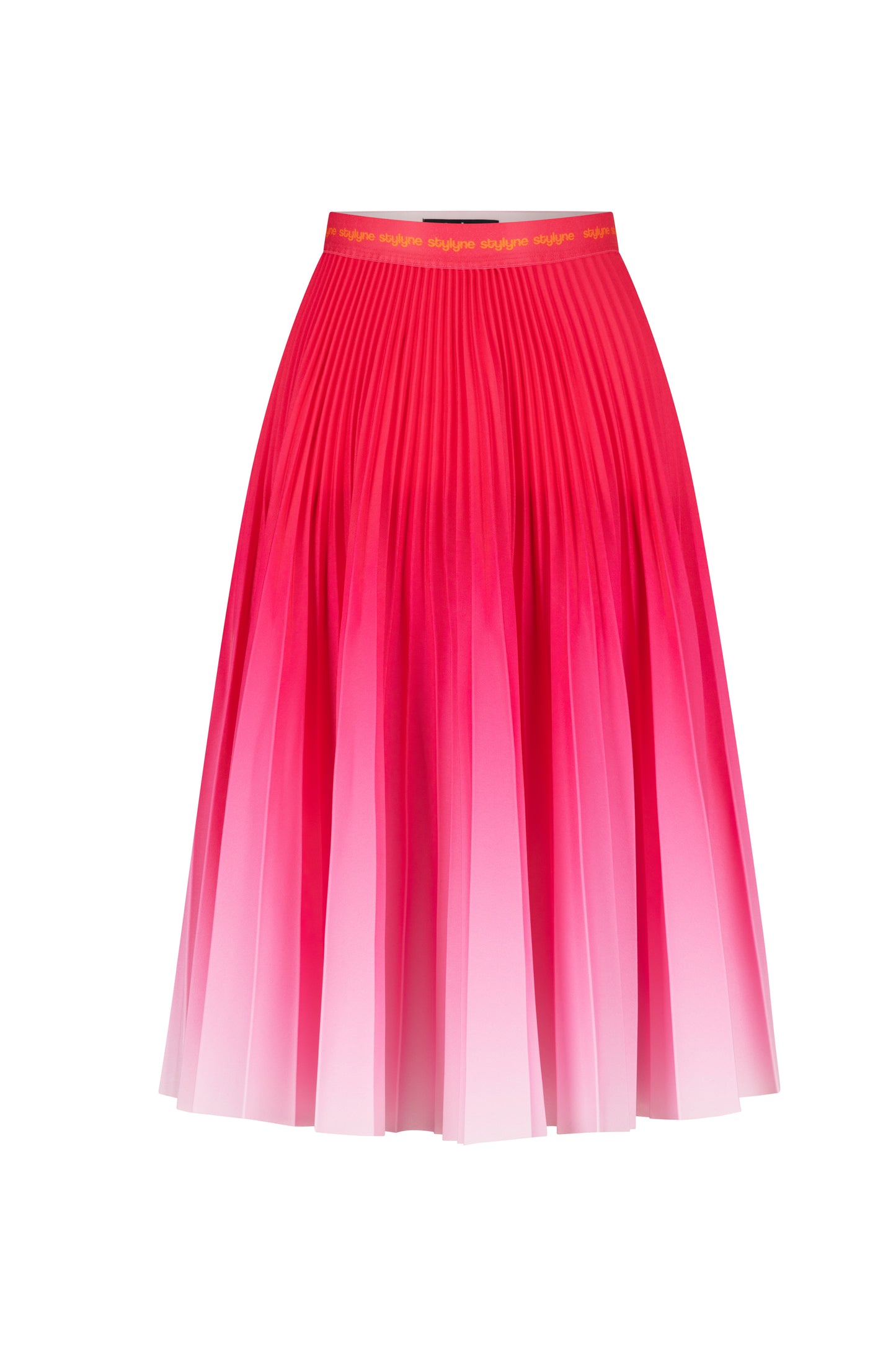 Pony Pink Ombre Medium Pleated Skirt