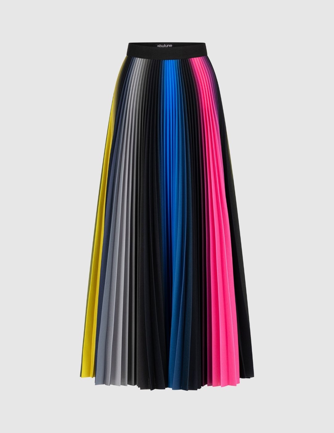 Cosmic Rays Long Pleated Skirt