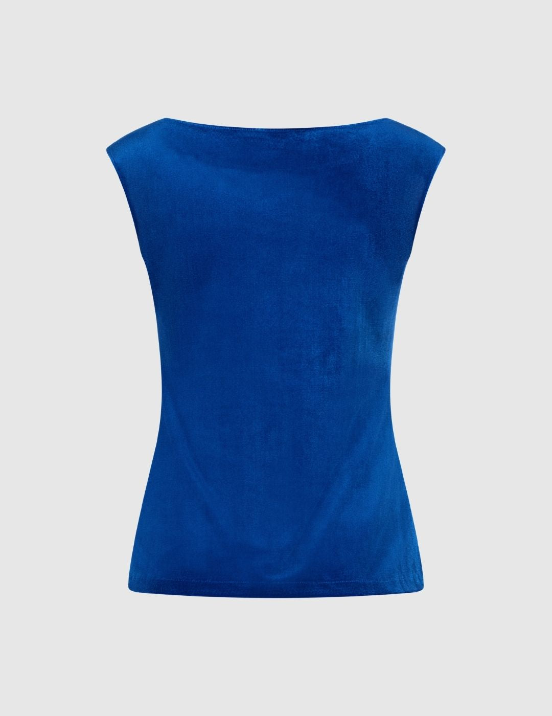Sapphire Blue Velvet Top
