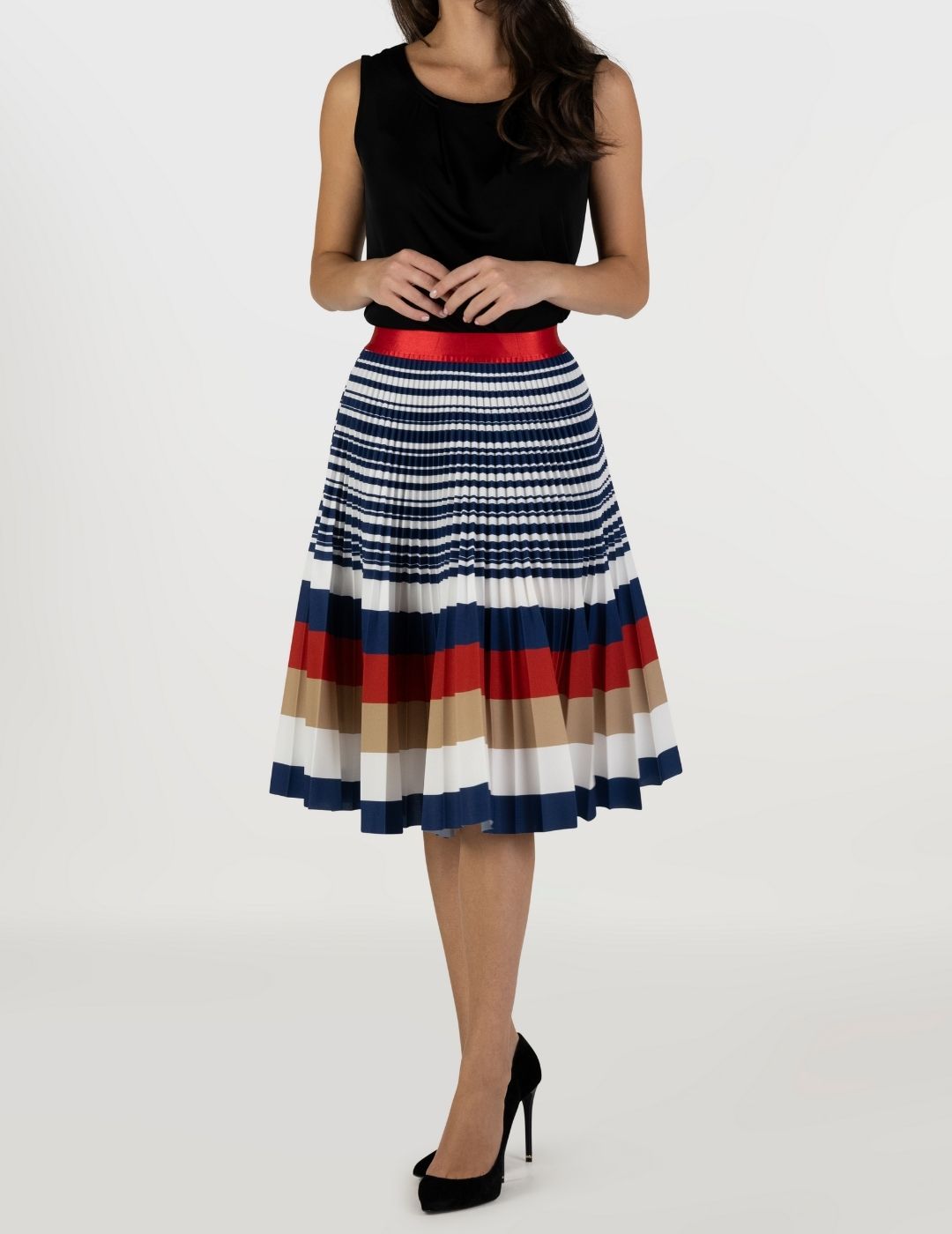 Marina Medium Pleated Skirt