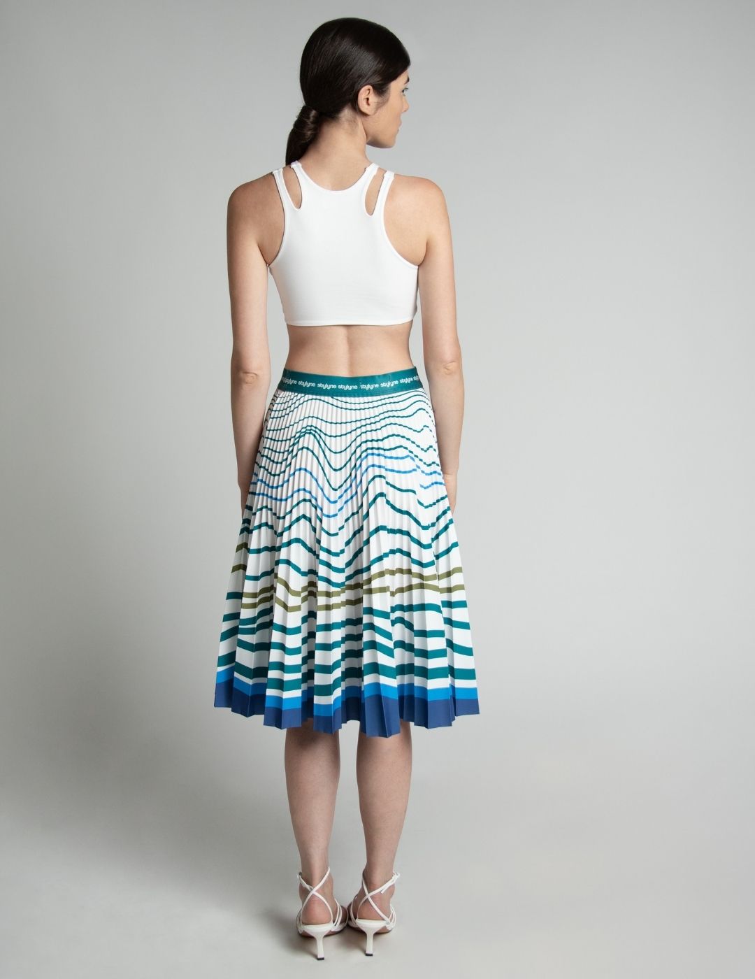 Rising Tides Medium Pleated Skirt