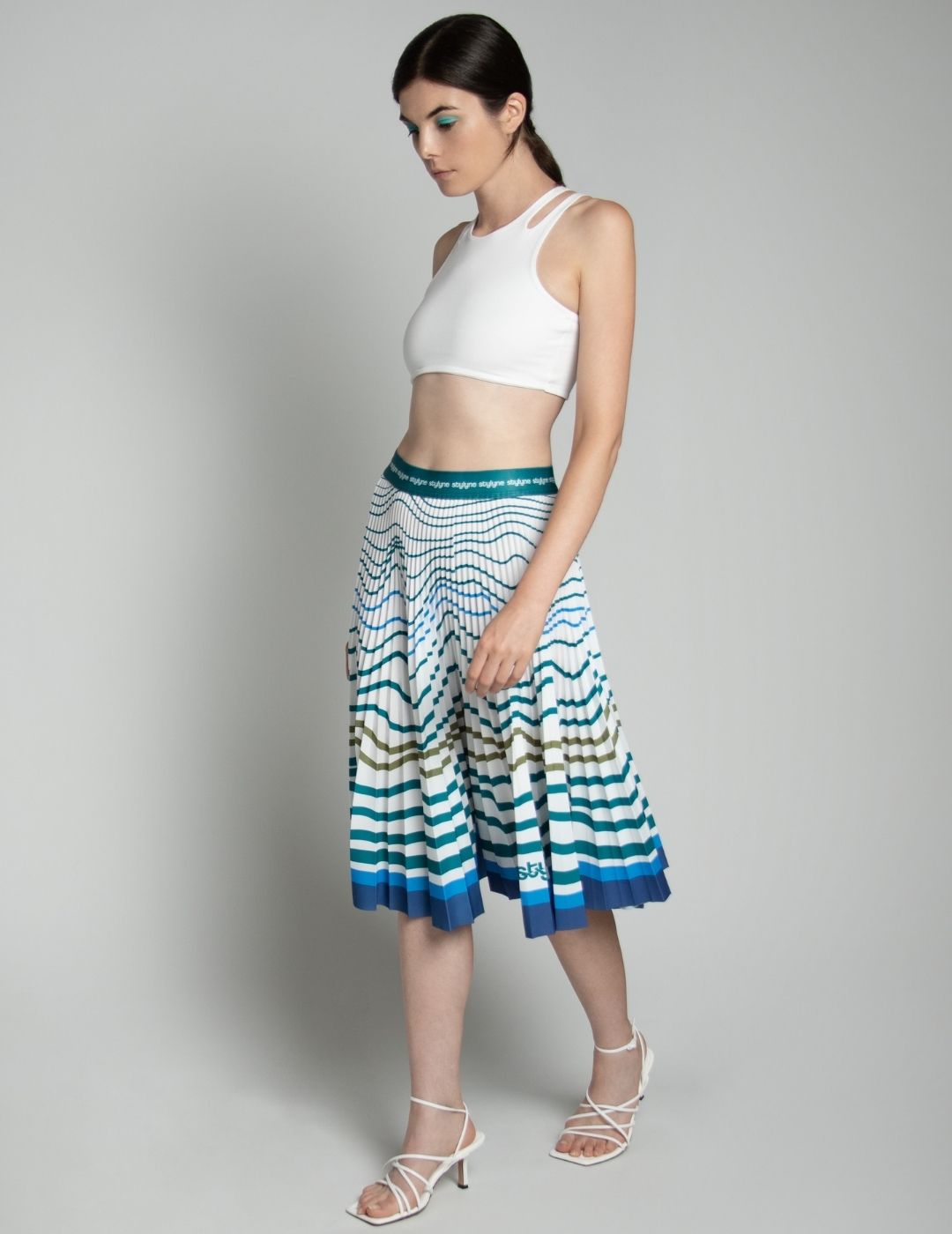 Rising Tides Medium Pleated Skirt