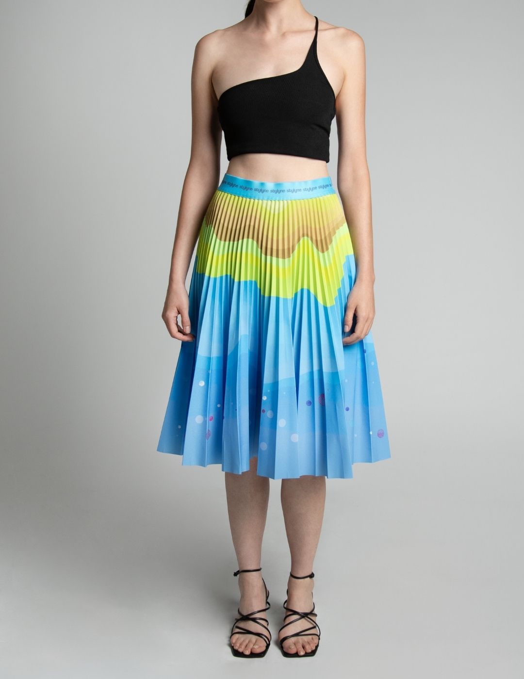 Copacabana Delight Medium Pleated Skirt