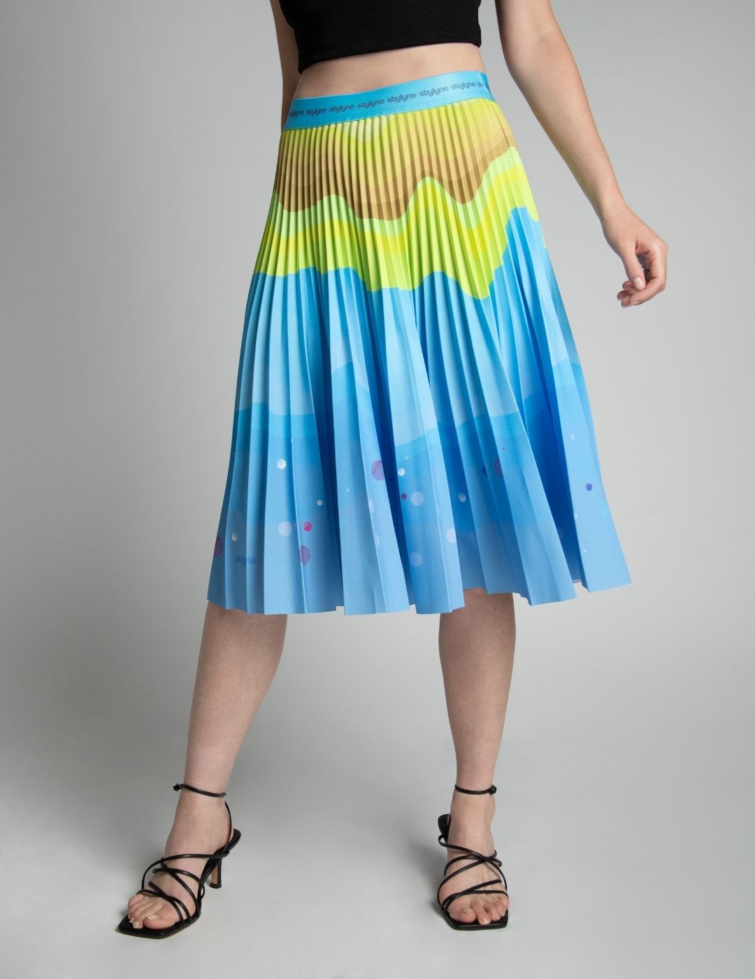 Copacabana Delight Medium Pleated Skirt