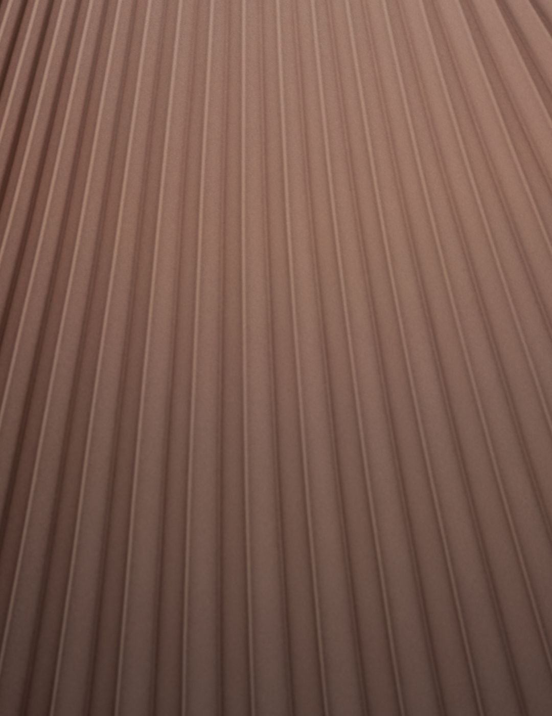 Mocha Long Pleated Skirt