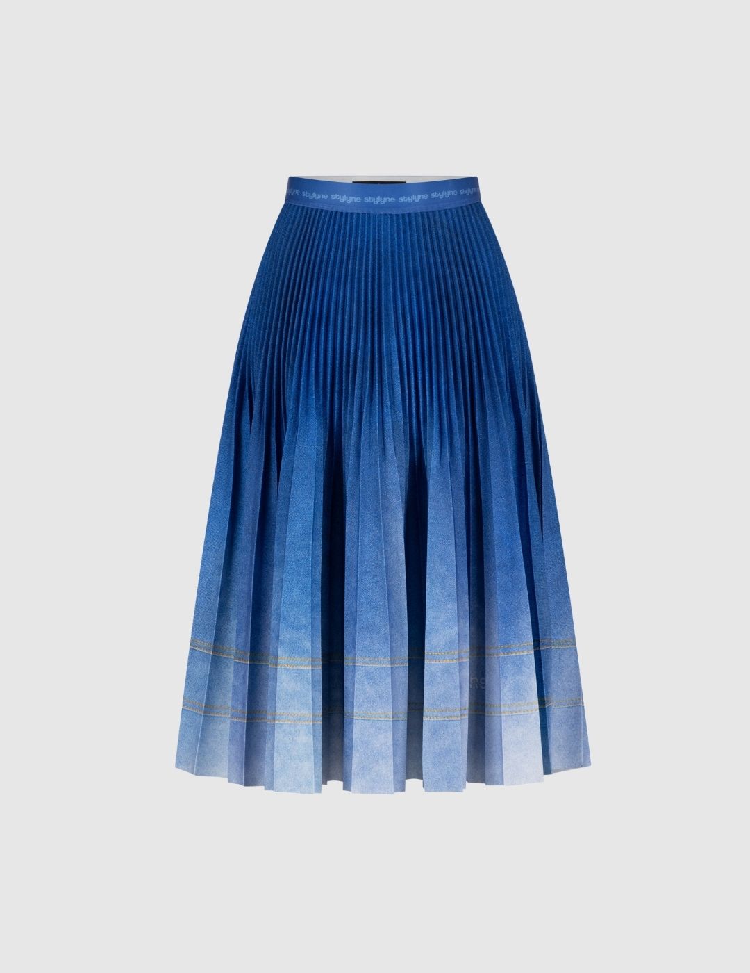 Denim Wannabe Medium Pleated Skirt
