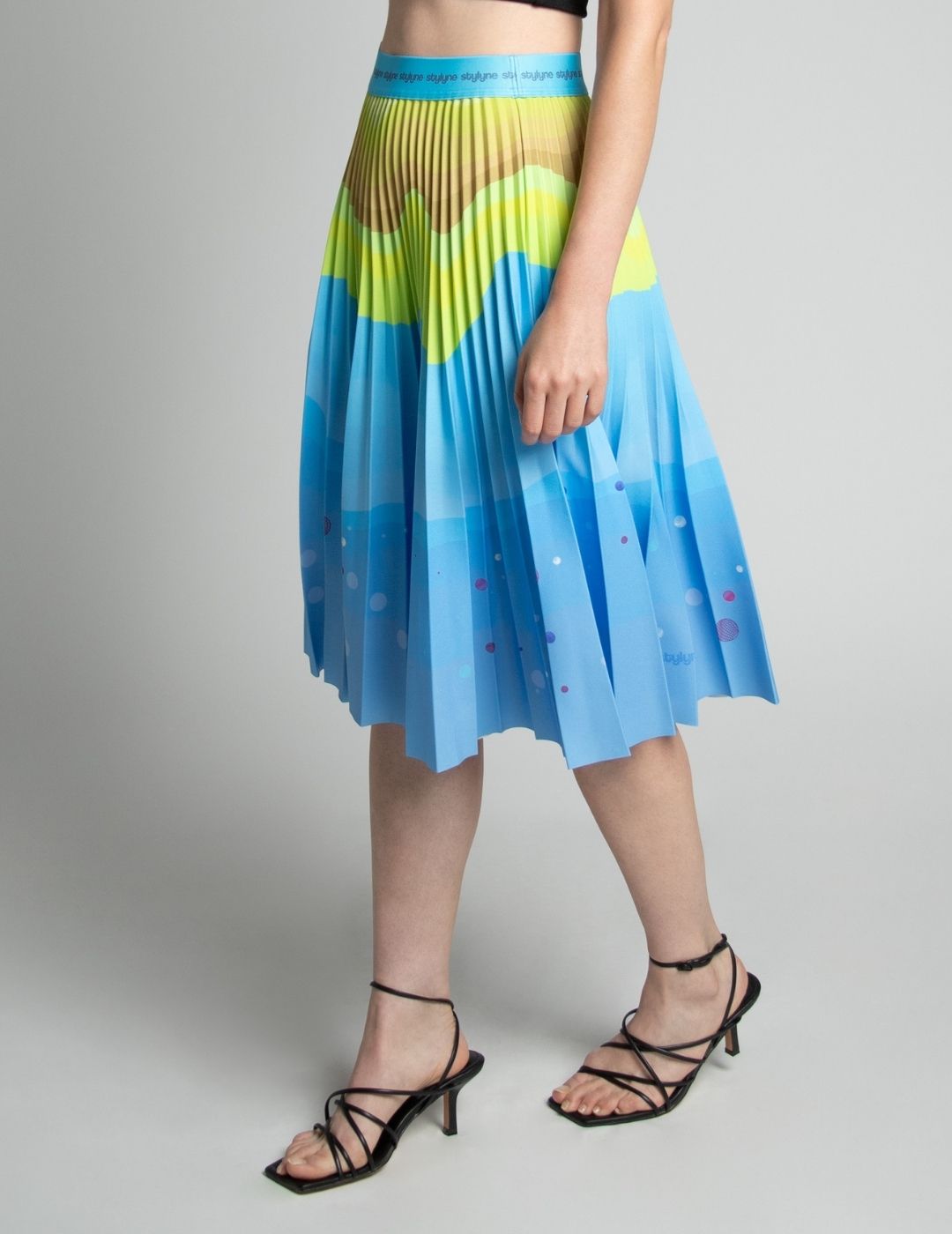 Copacabana Delight Medium Pleated Skirt