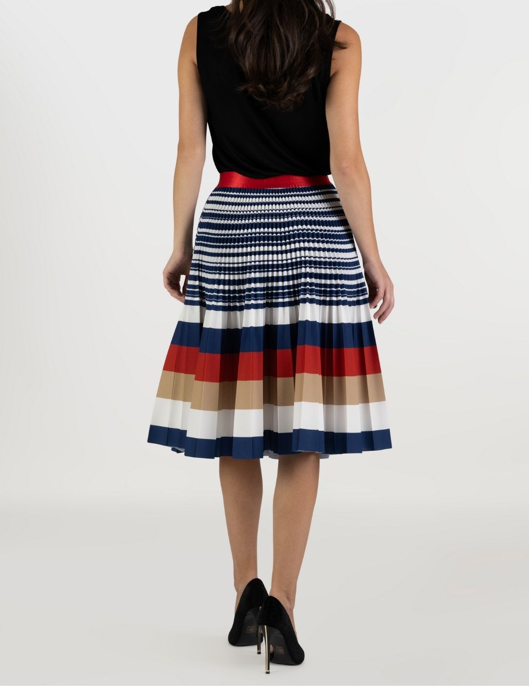 Marina Medium Pleated Skirt