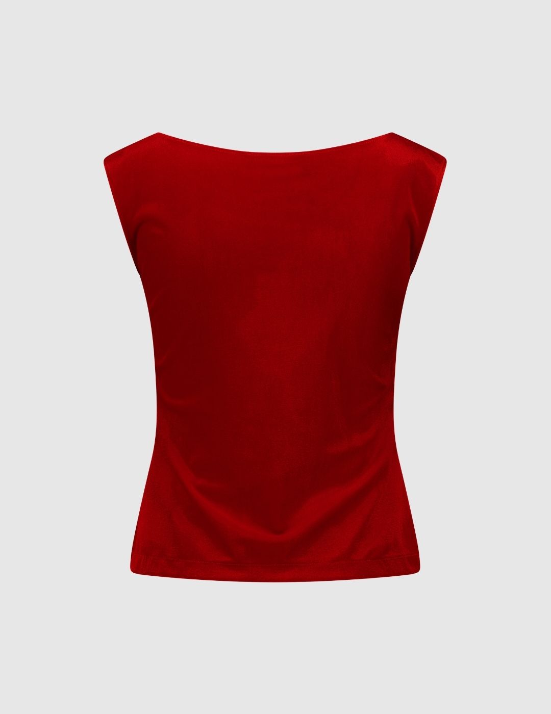 Crimson Flame Velvet Top