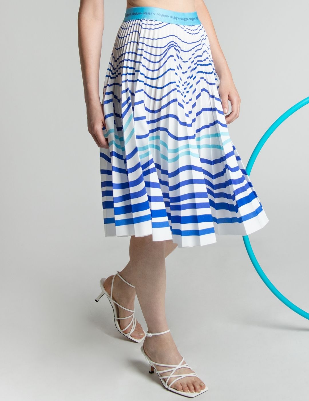 Arctic Ocean Medium Pleated Skirt