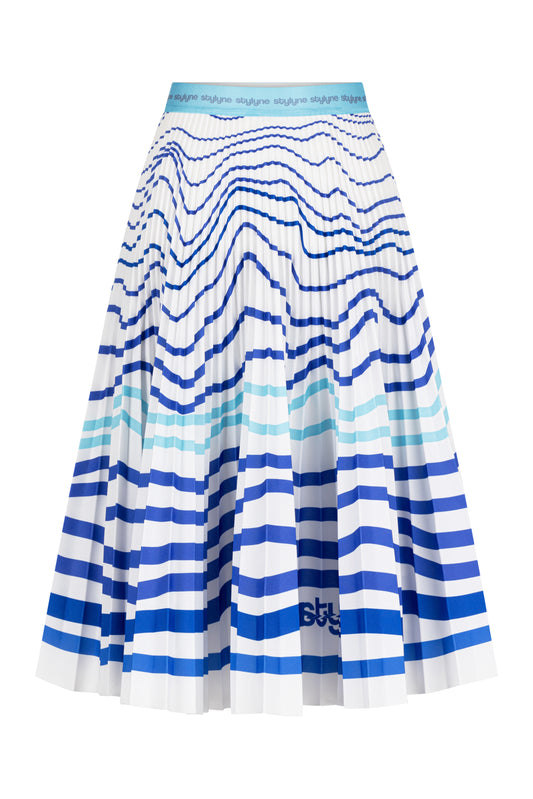 Arctic Ocean Medium Pleated Skirt