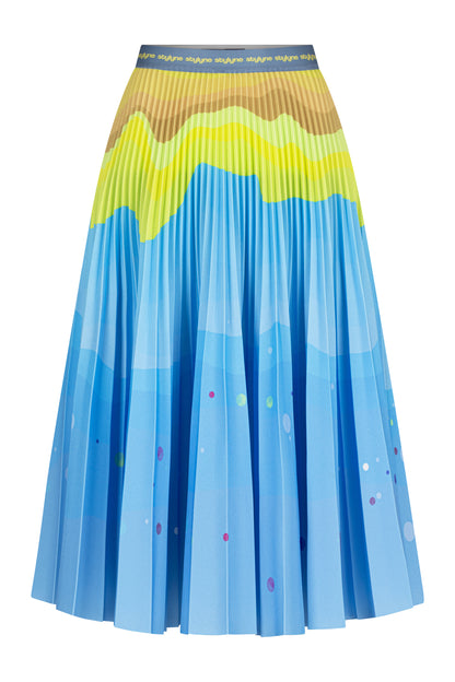 Copacabana Delight Medium Pleated Skirt