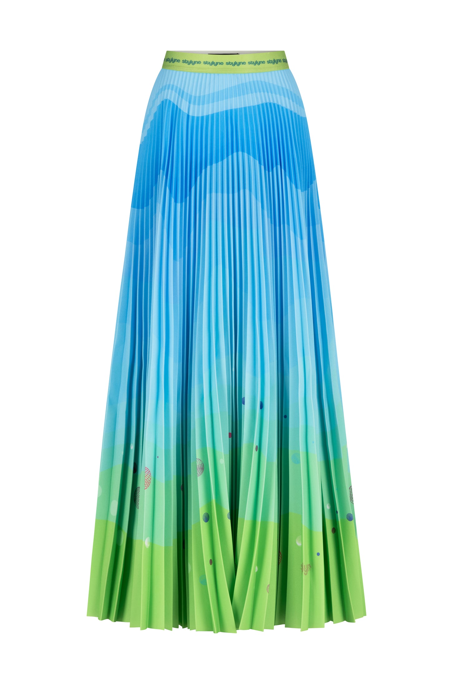 Maya Bay Long Pleated Skirt