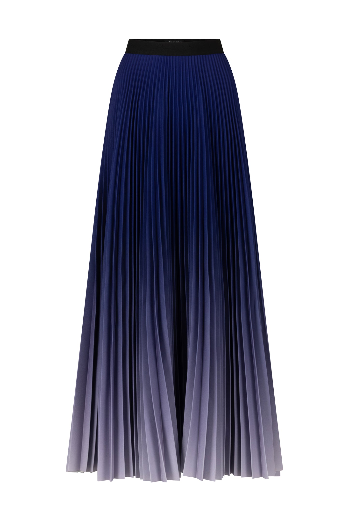 Purple Ink Long Pleated Skirt