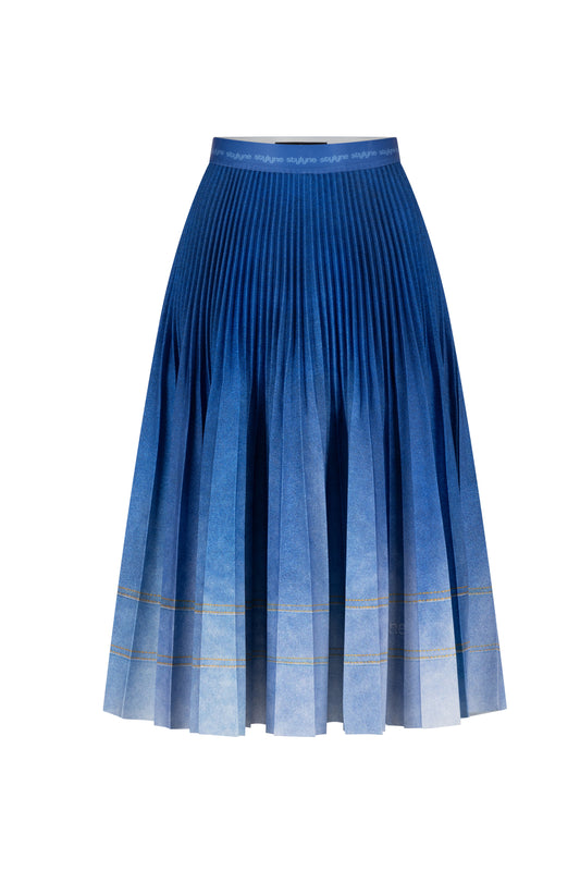 Denim Wannabe Medium Pleated Skirt