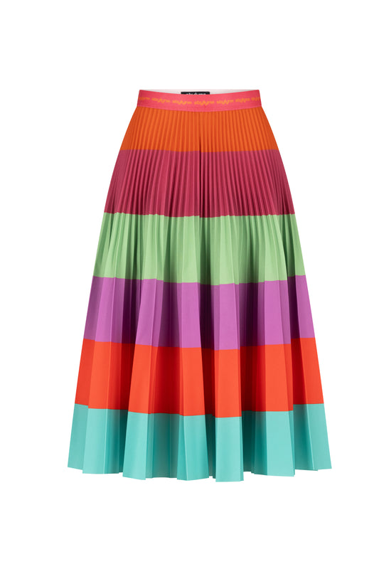 Summer Sorbet Medium Pleated Skirt