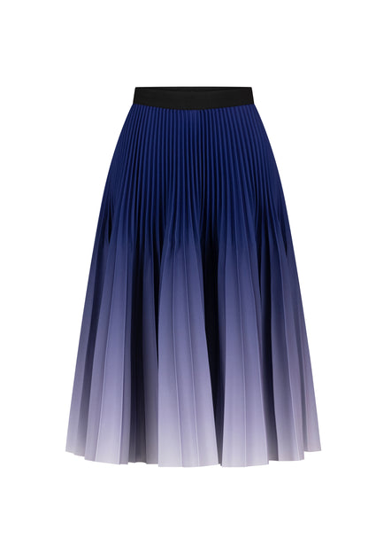 Purple Ink Medium Pleated Skirt