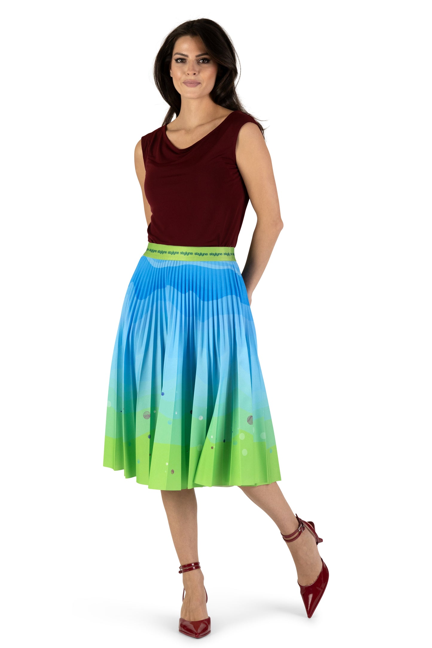 Maya Bay Medium Pleated Skirt