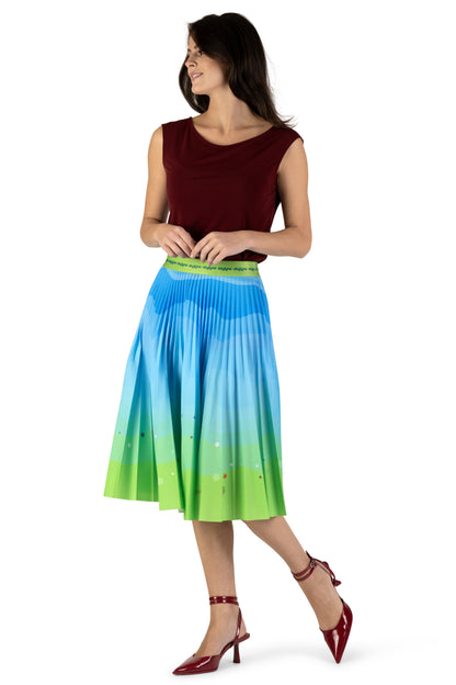 Maya Bay Medium Pleated Skirt