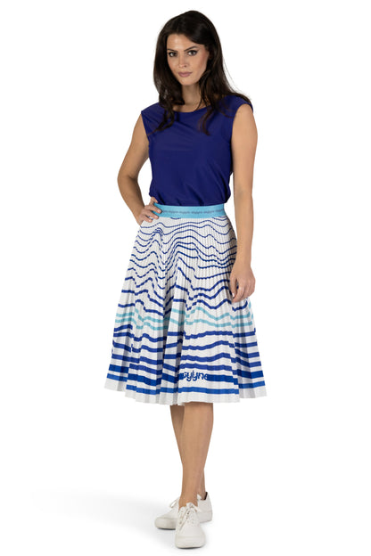 Arctic Ocean Medium Pleated Skirt