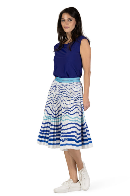 Arctic Ocean Medium Pleated Skirt