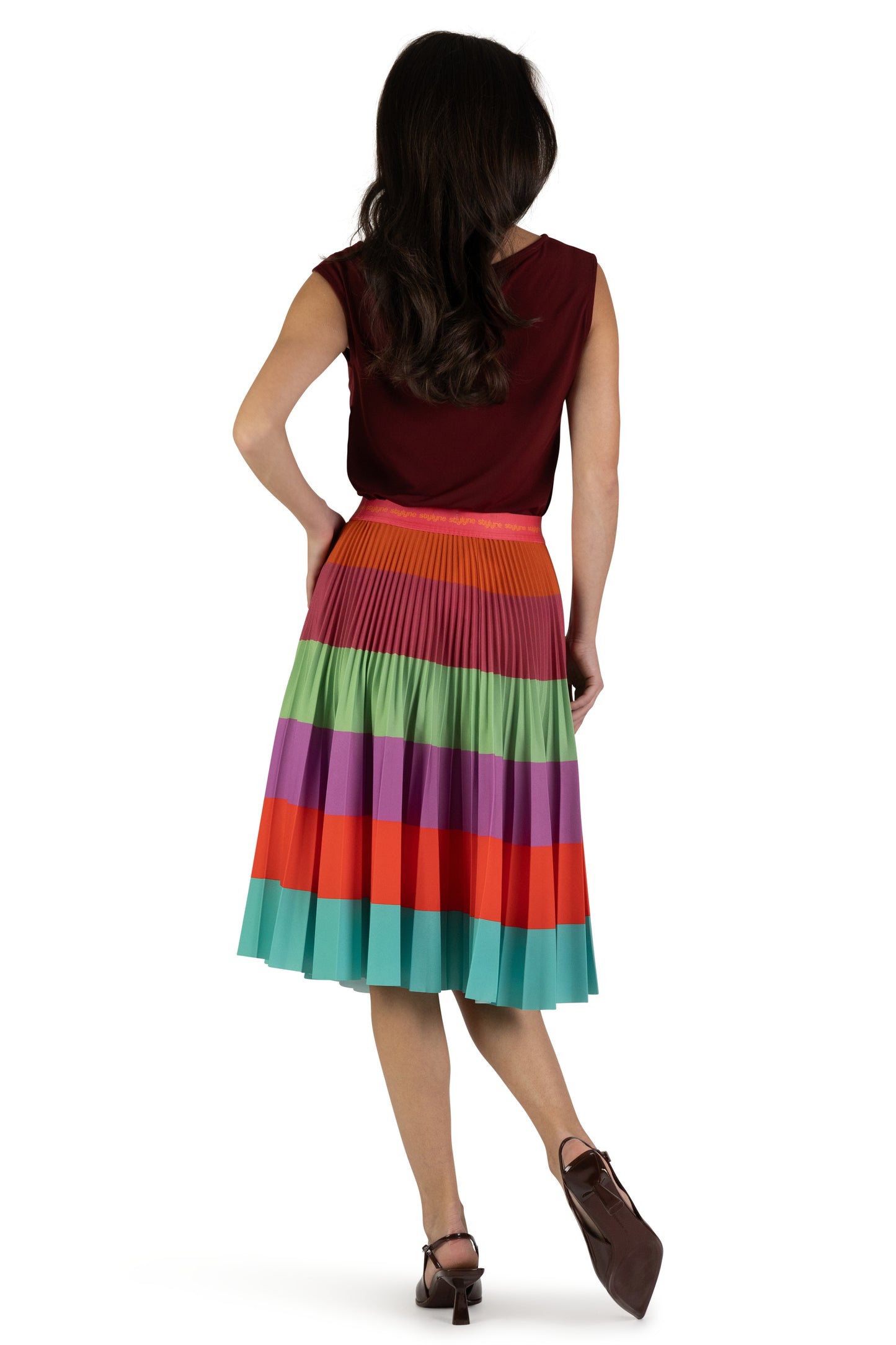 Summer Sorbet Medium Pleated Skirt