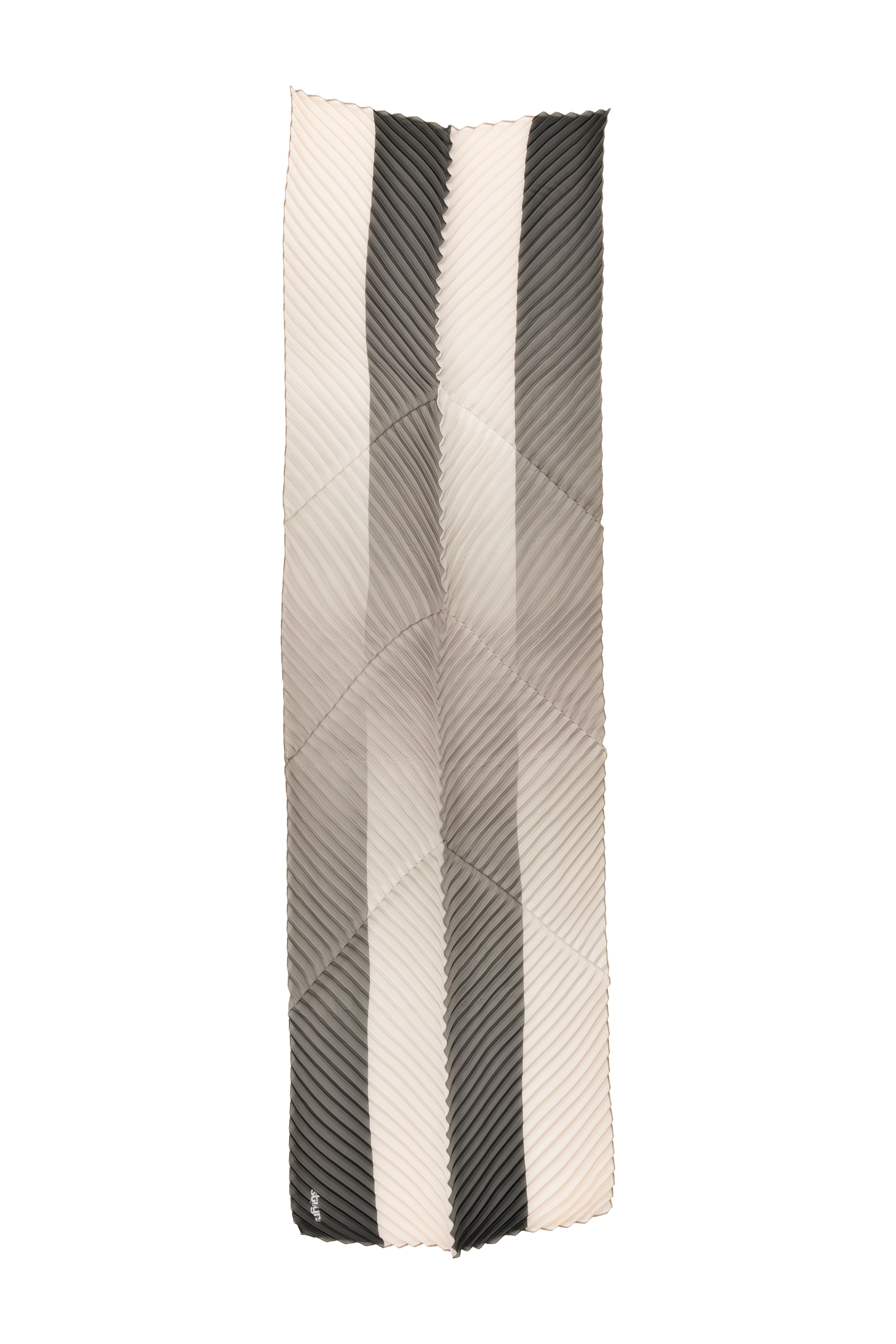 Rosewood Long Pleated Scarf