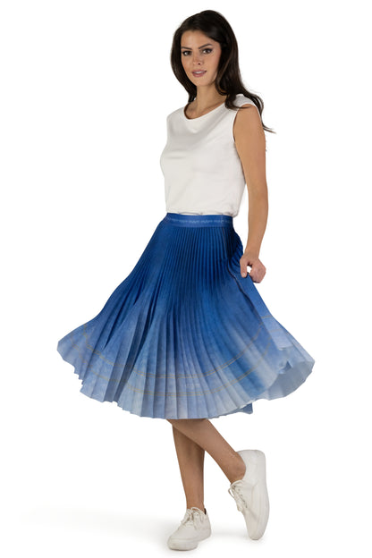 Denim Wannabe Medium Pleated Skirt