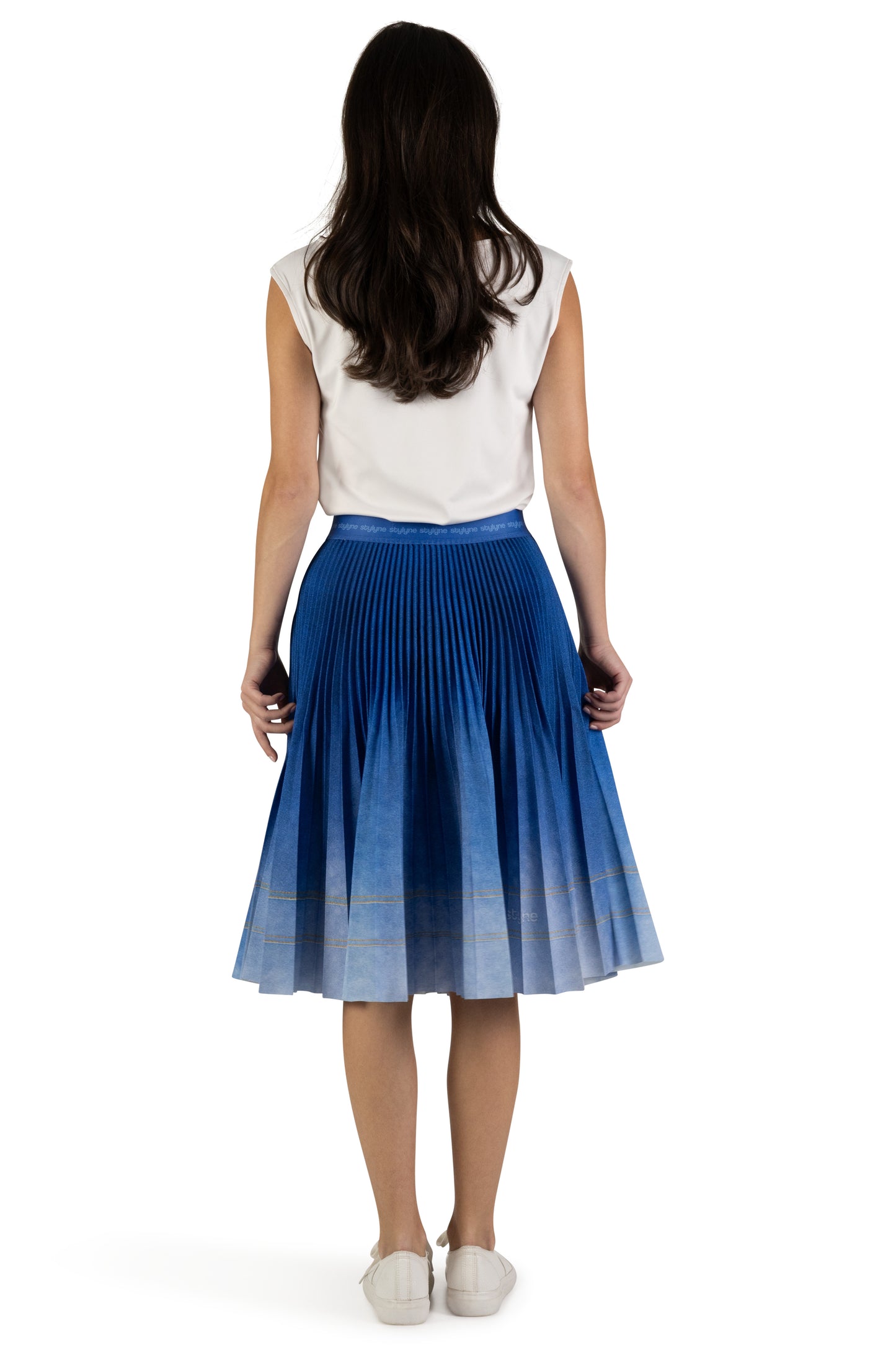 Denim Wannabe Medium Pleated Skirt