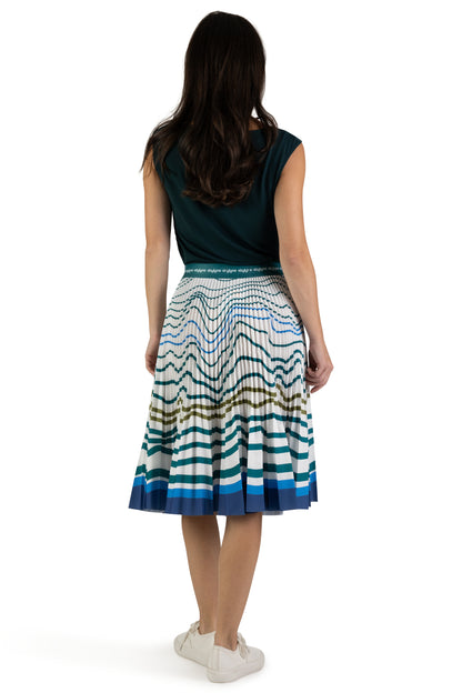 Rising Tides Medium Pleated Skirt