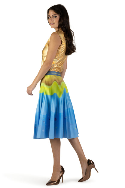 Copacabana Delight Medium Pleated Skirt