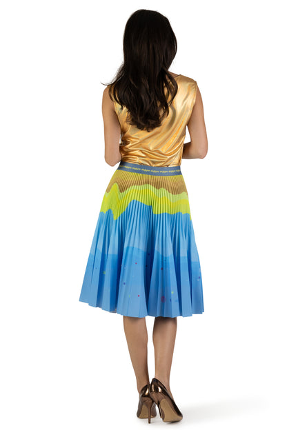 Copacabana Delight Medium Pleated Skirt