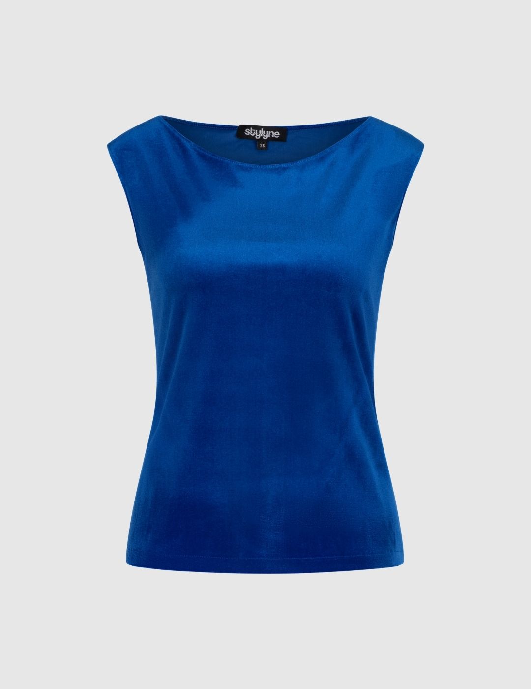 Sapphire Blue Velvet Top