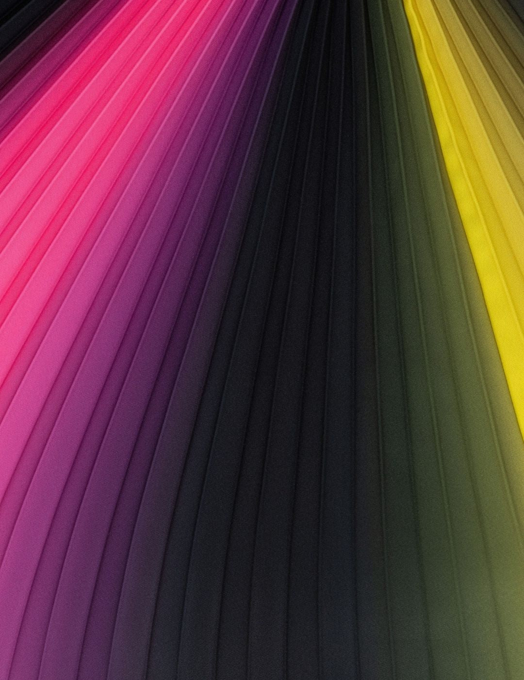 Cosmic Rays Long Pleated Skirt