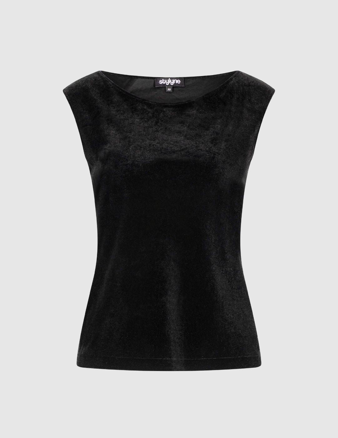 Midnight Shadow Velvet Top