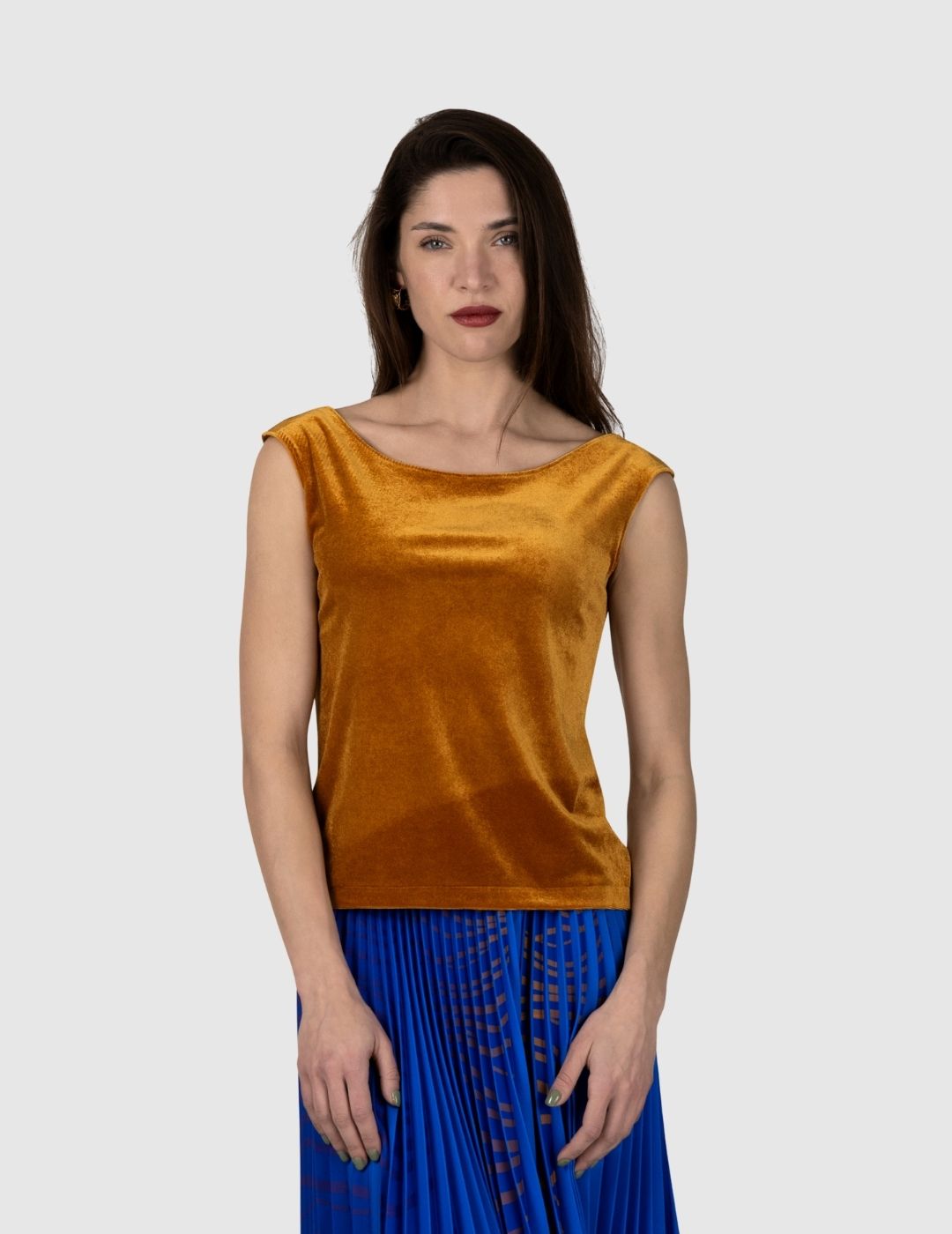 Golden Hour Velvet Top