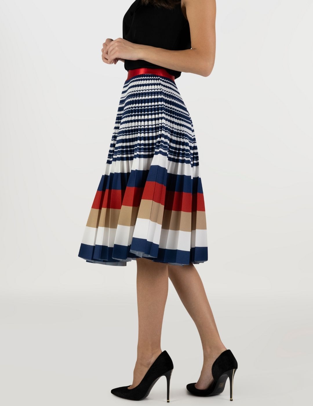Marina Medium Pleated Skirt