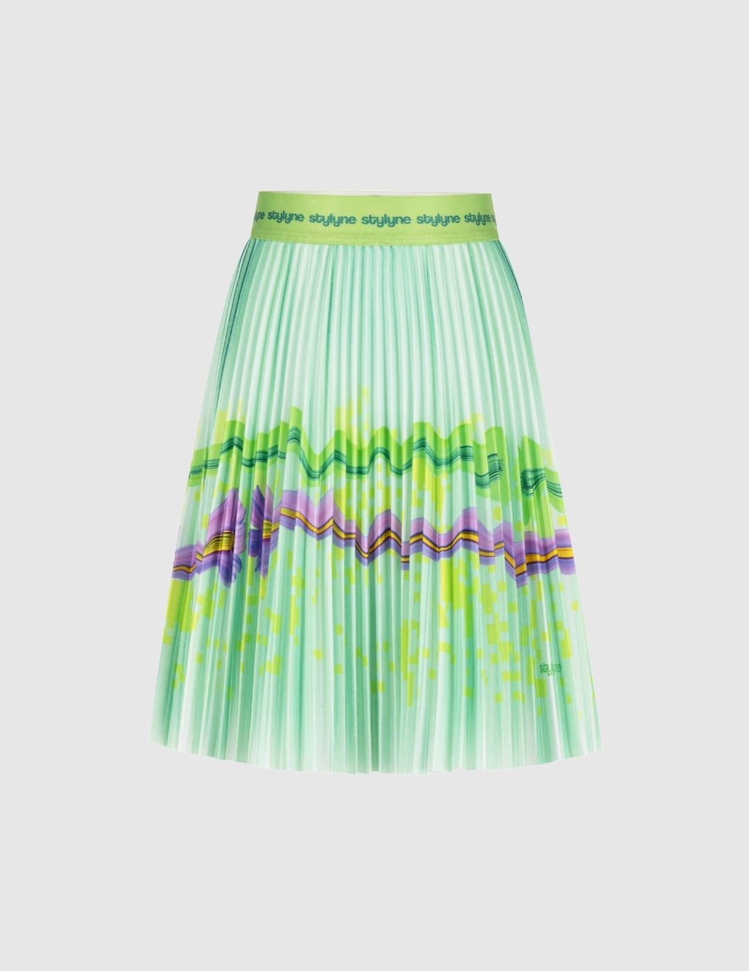 Spring Violet Children's Short Pleated Skirt