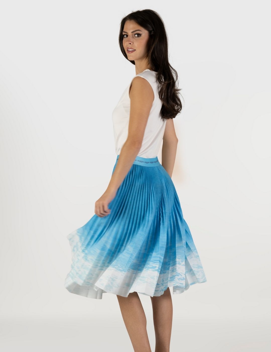 By The Pool Medium Pleated Skirt