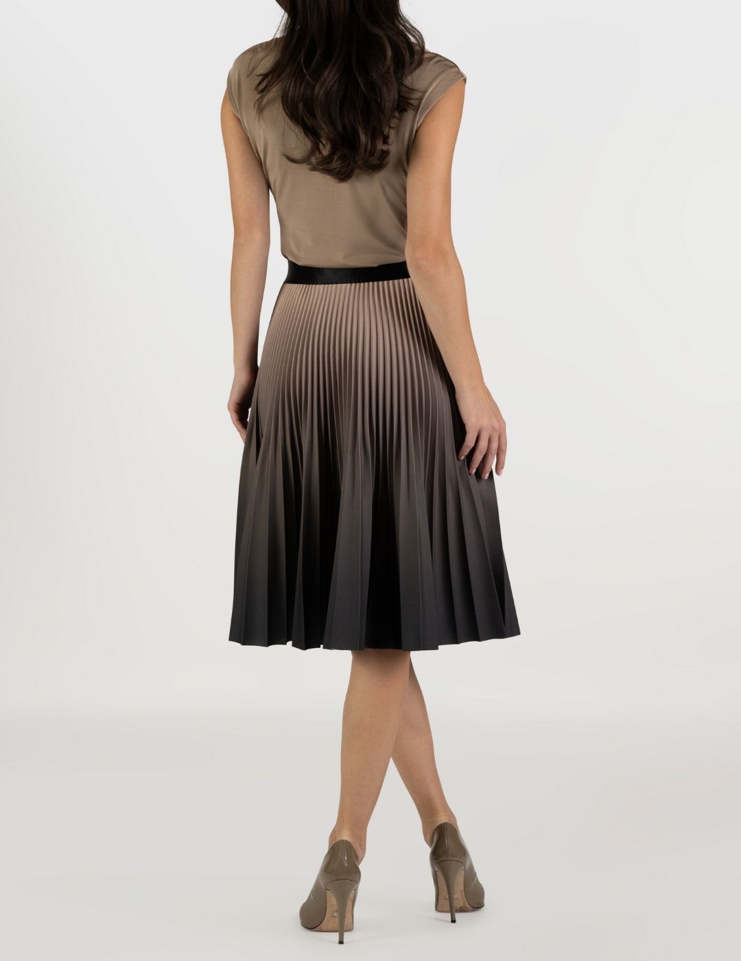 Rosewood Medium Pleated Skirt