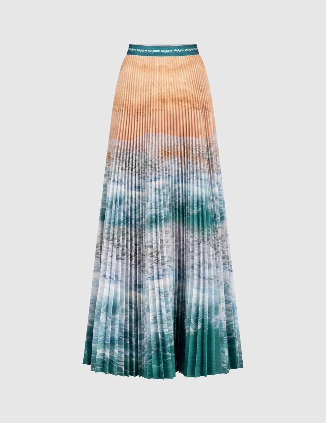 Madeira Long Pleated Skirt
