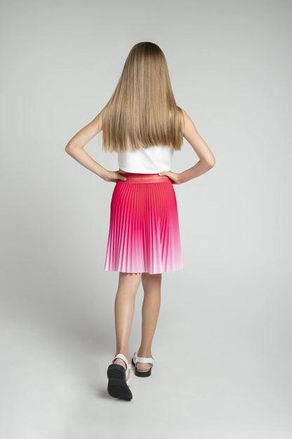 Pony Pink Kids Pleated Skirt