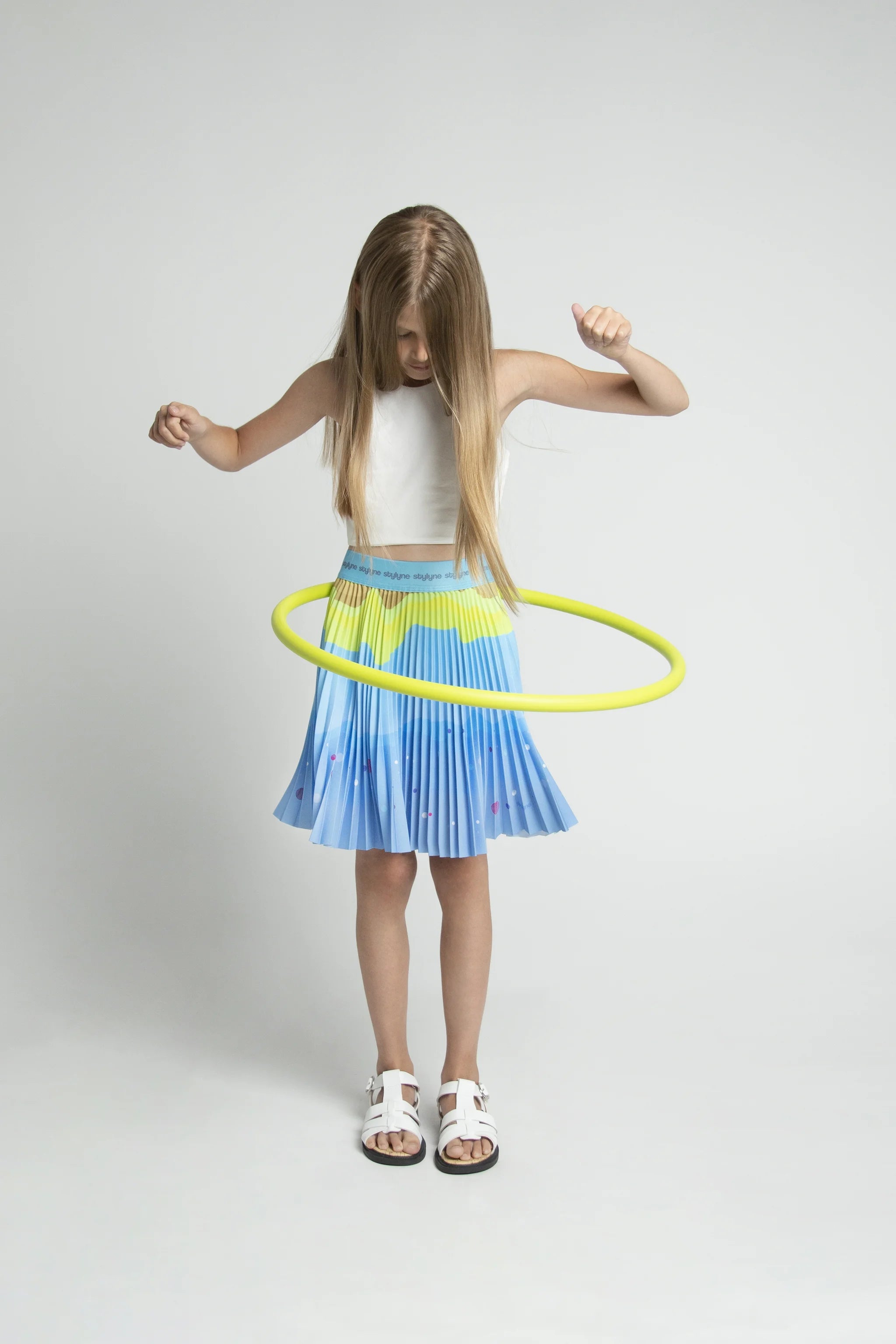 Copacabana Delight Children's Short Pleated Skirt