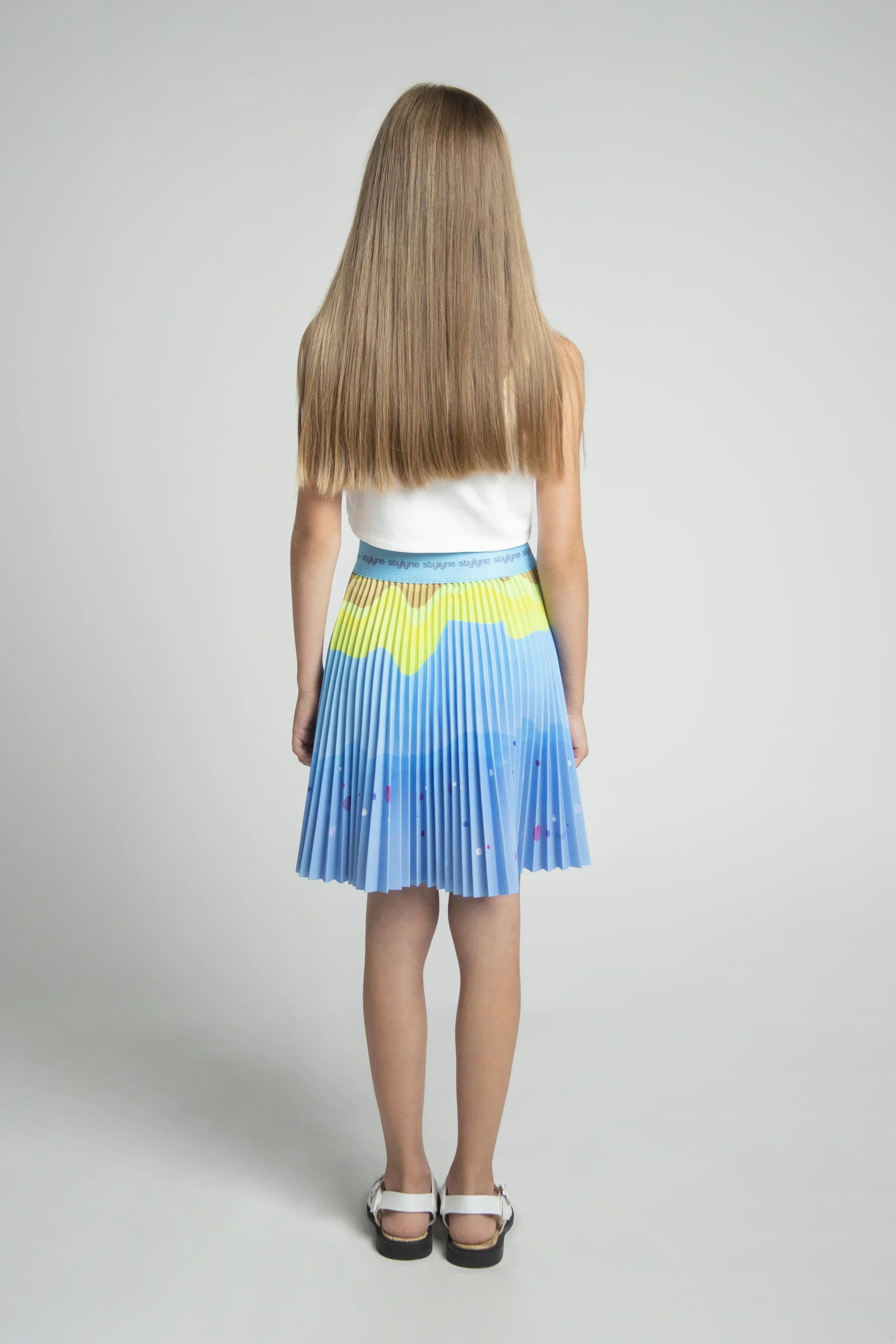 Copacabana Delight Children's Short Pleated Skirt