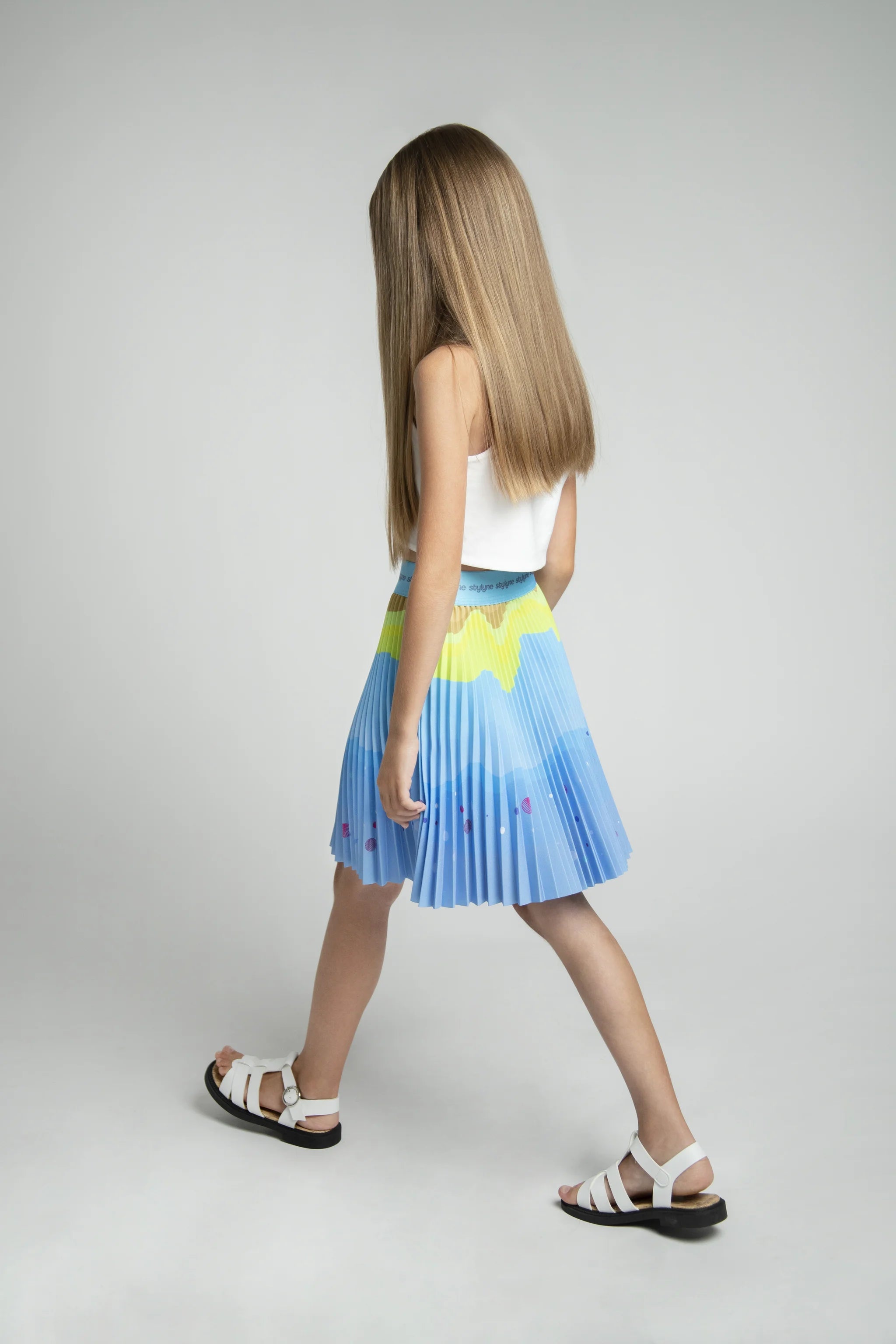 Copacabana Delight Children's Short Pleated Skirt