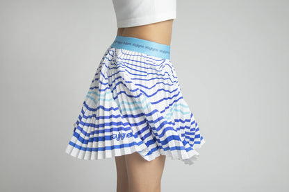 Arctic Ocean Kids Pleated Skirt