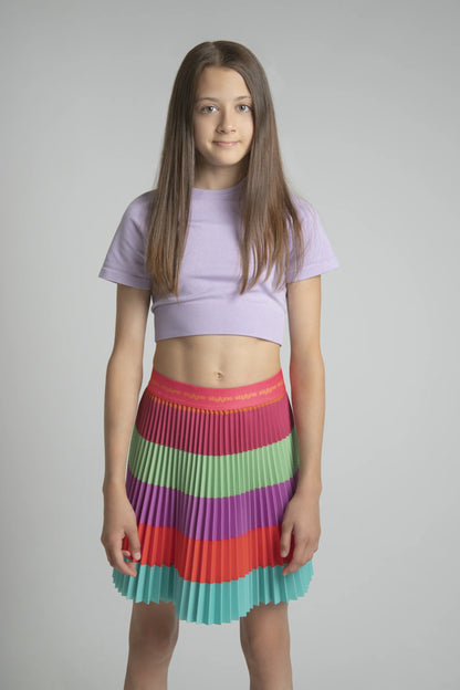 Summer Sorbet Kids Pleated Skirt