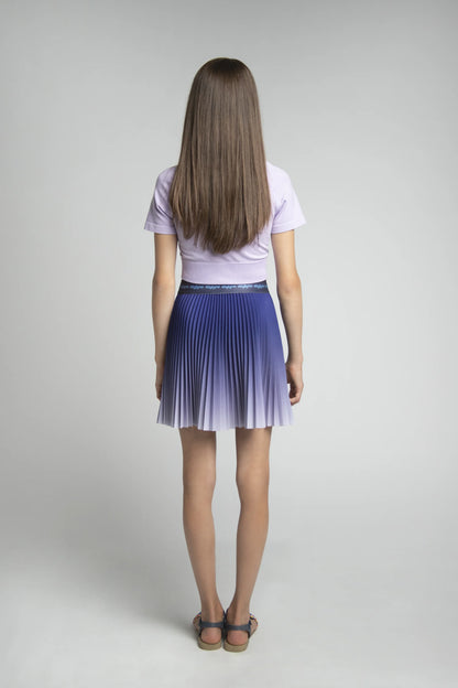 Purple Ink Kids Pleated Skirt