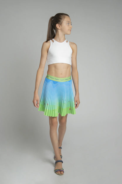 Maya Bay Kids Pleated Skirt