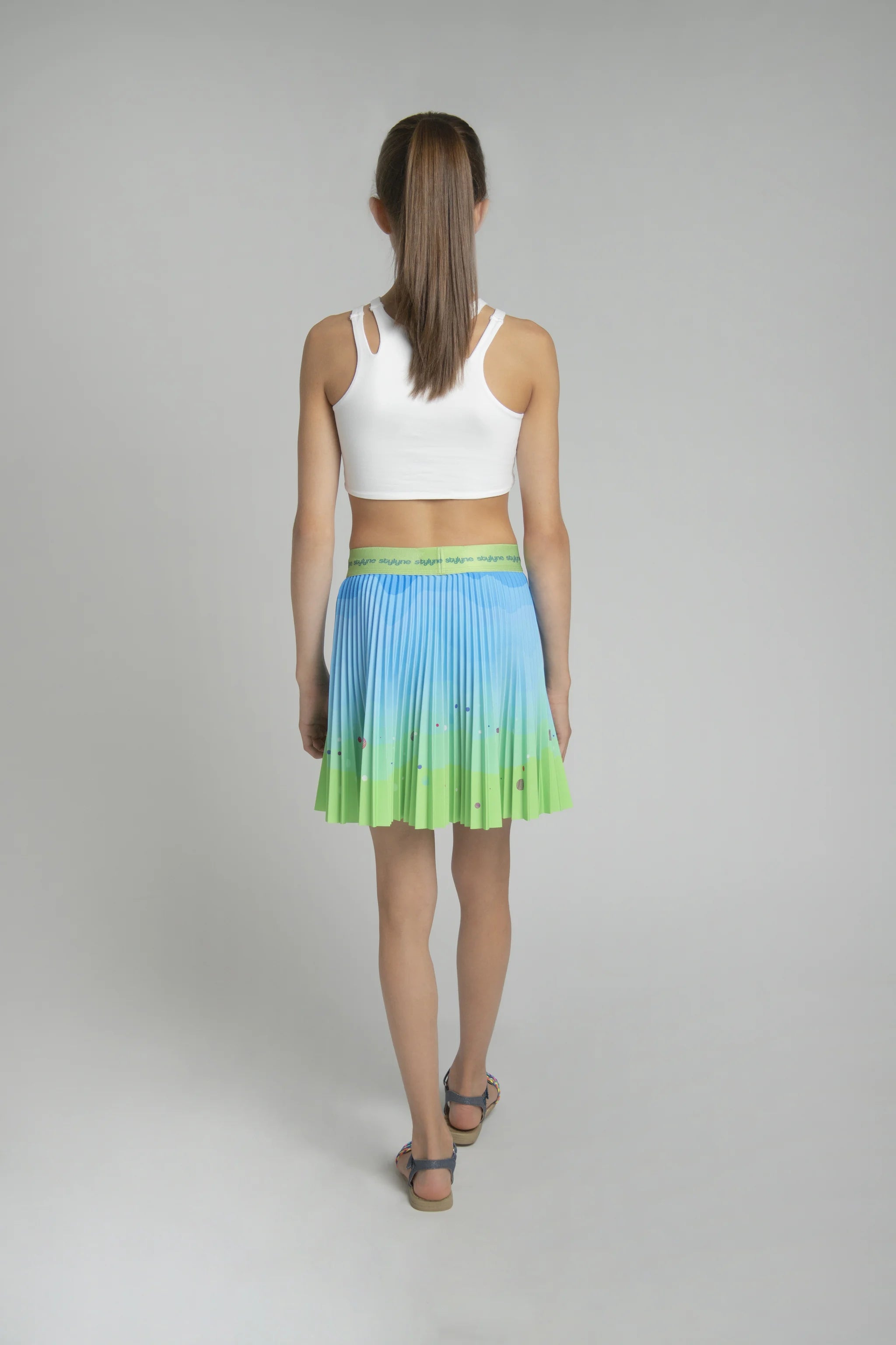 Maya Bay Children's Short Pleated Skirt